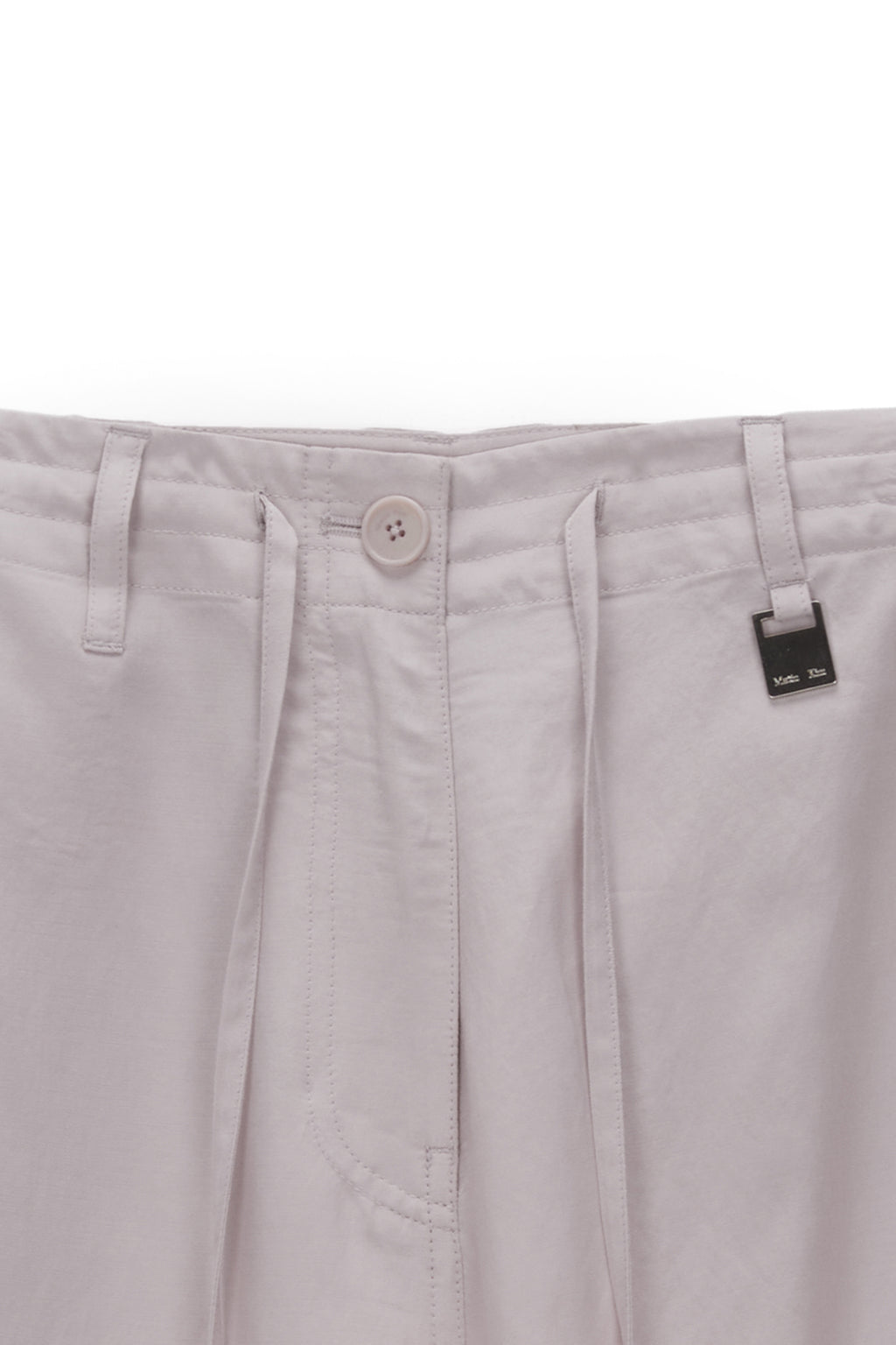 [matinkim] STRING POINT BIG POCKET CARGO PANTS IN LIGHT PINK