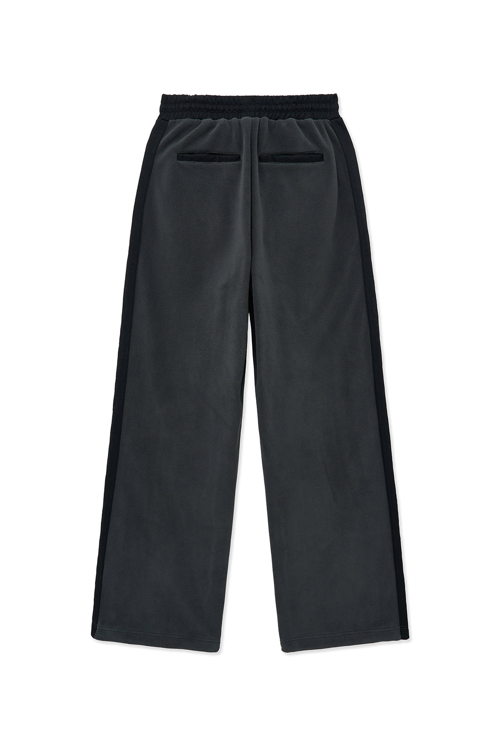[matinkim] SHERPA FLEECE DRAWSTRING PANTS IN CHARCOAL