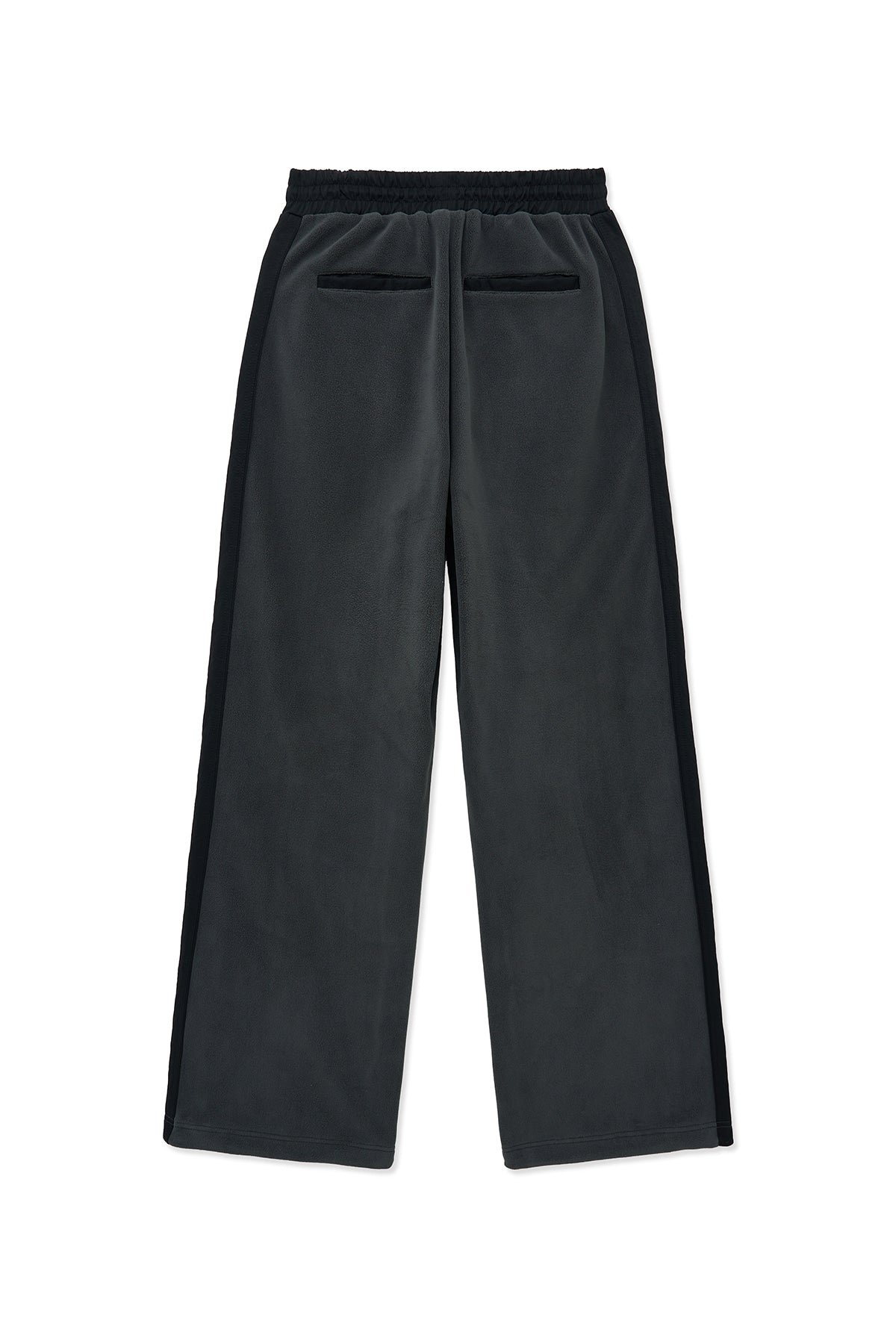 [matinkim] SHERPA FLEECE DRAWSTRING PANTS IN CHARCOAL