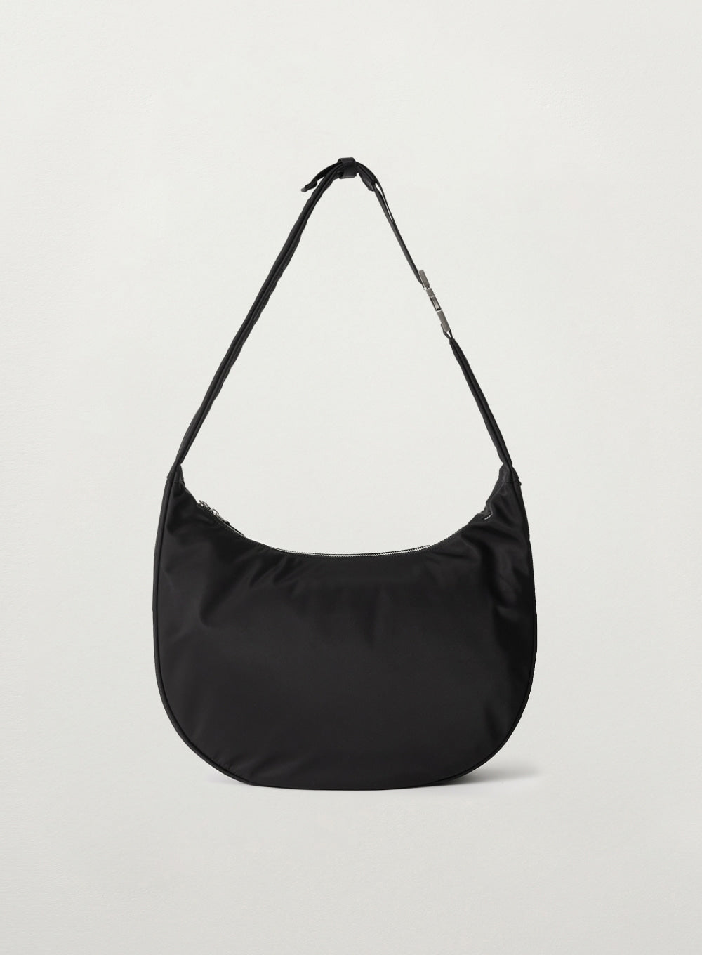 [satur] Big Hobo Shoulder Bag - Black