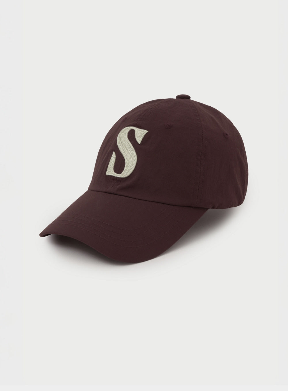 [satur] Nylon Casual Ball Cap - Burgundy
