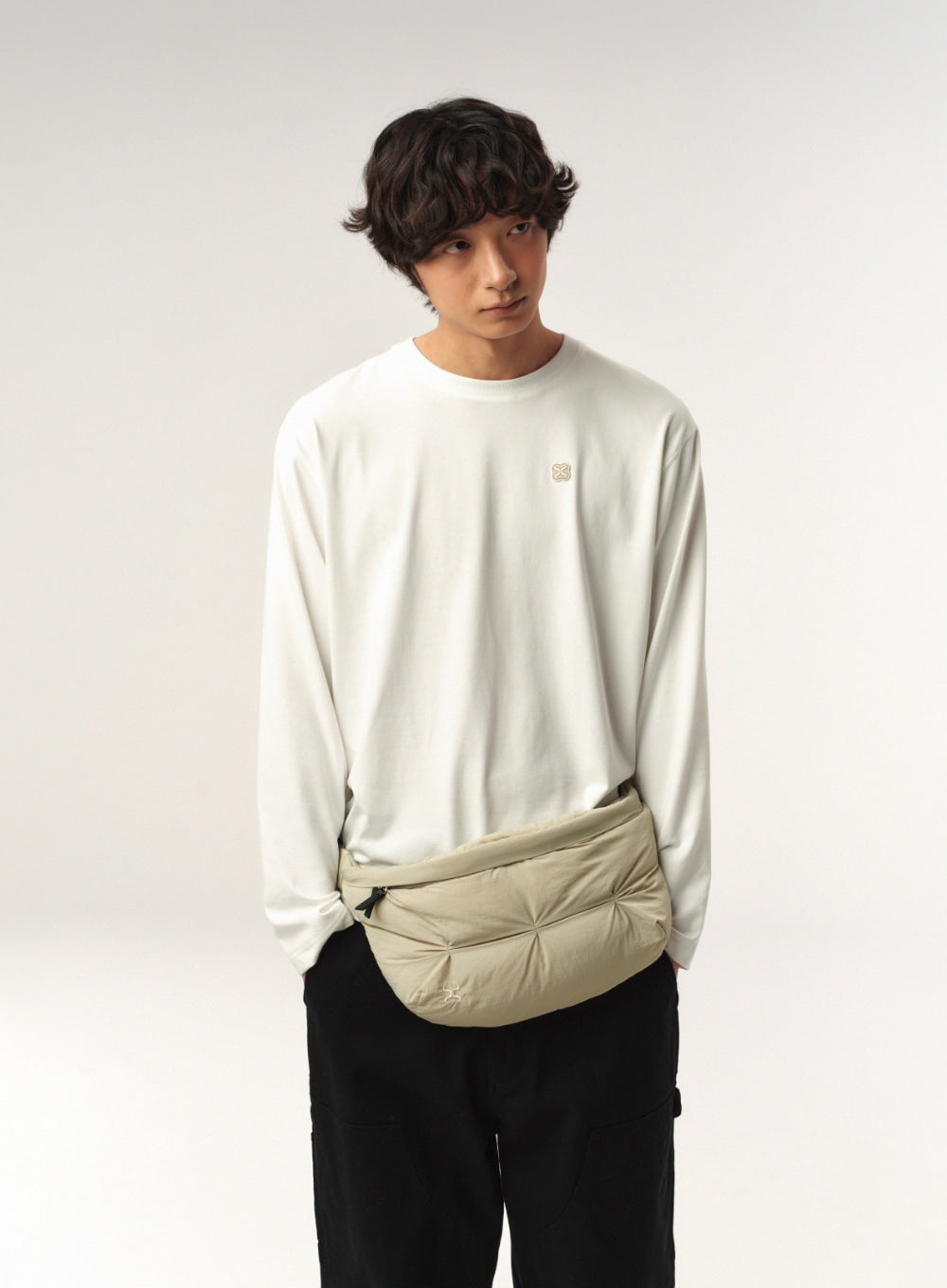 [satur] Orta Belt Bag - Light Gray