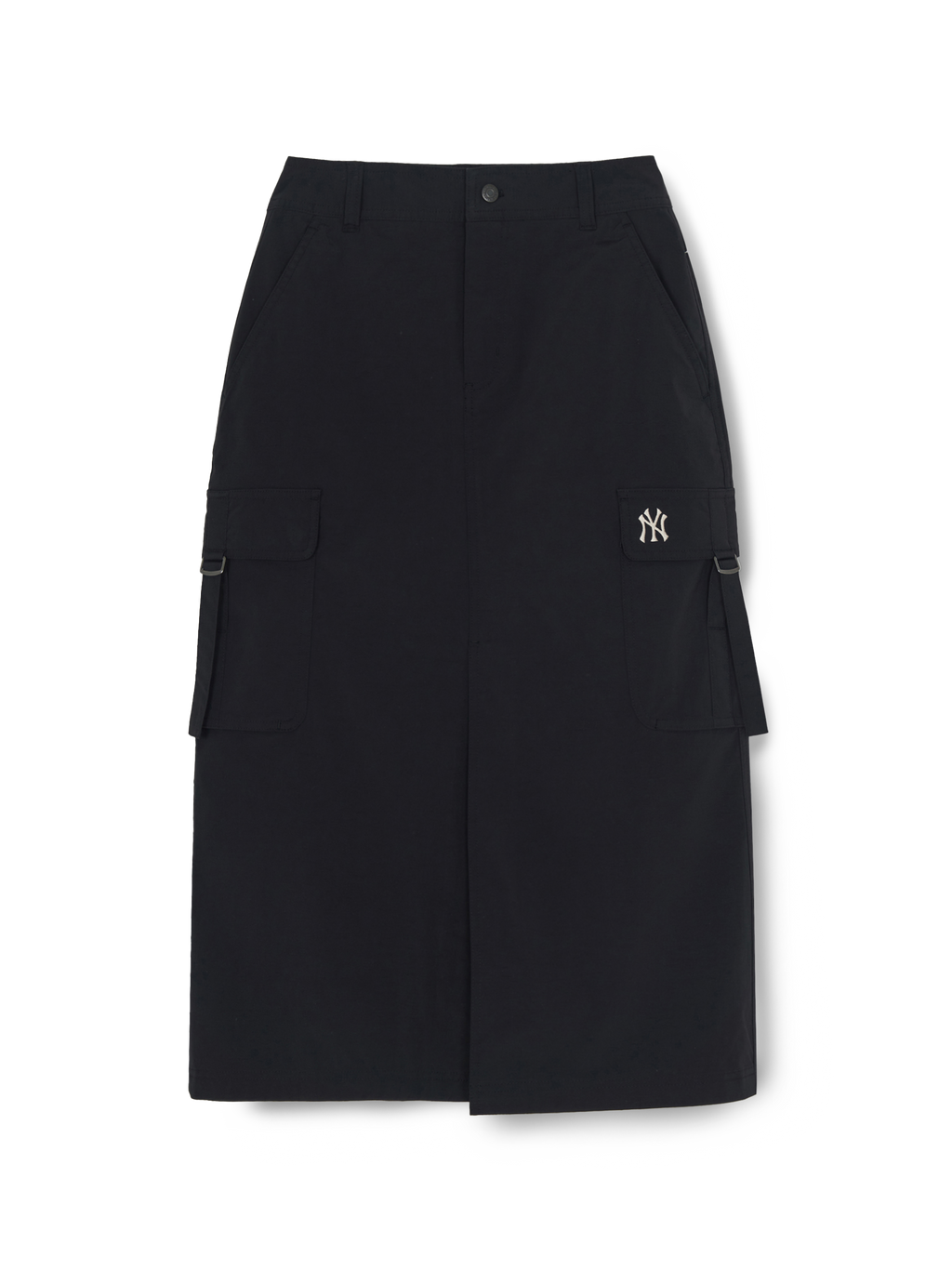 [MLB] Women's Vintage Washing Cotton Strap Cargo Long Skirt