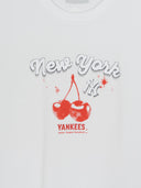 MLB Korea Summer Fruits Lifestyle Front Graphic Over Fit T-shirt