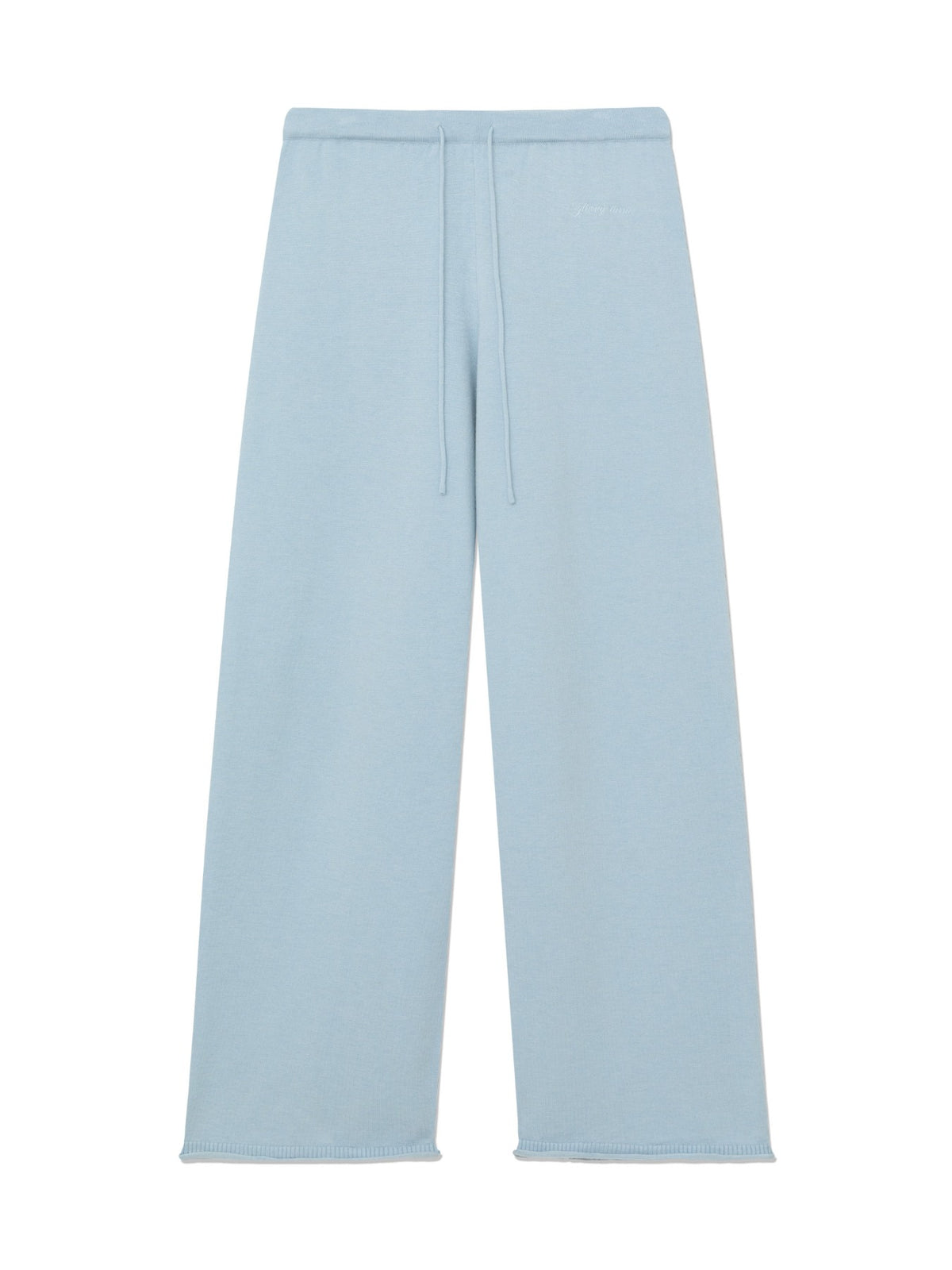 GLOWNY G Hug Knit Pants (Baby Blue)