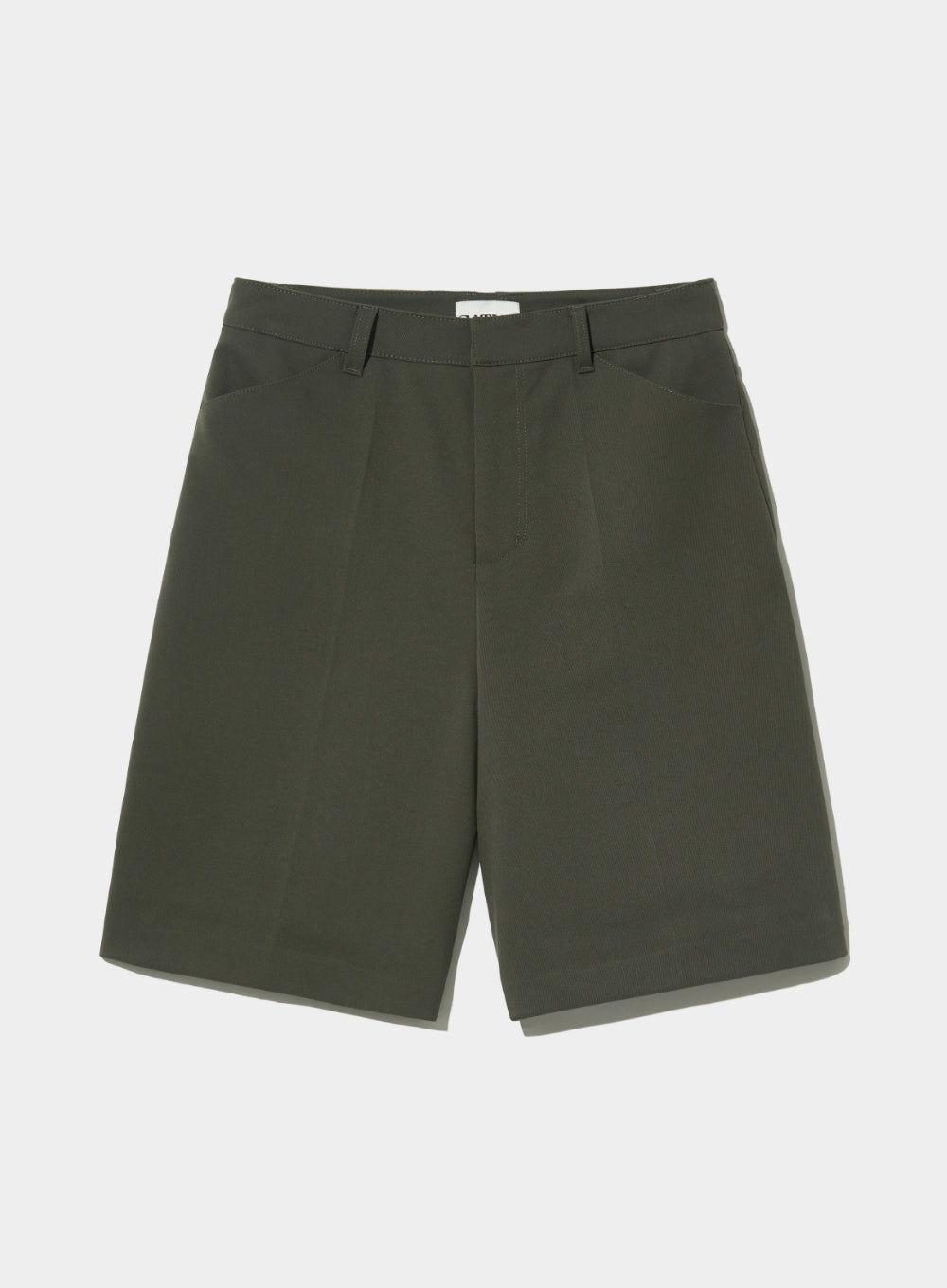 [satur] (W) Keller Carpenter Bermuda Slacks - Dark Khaki