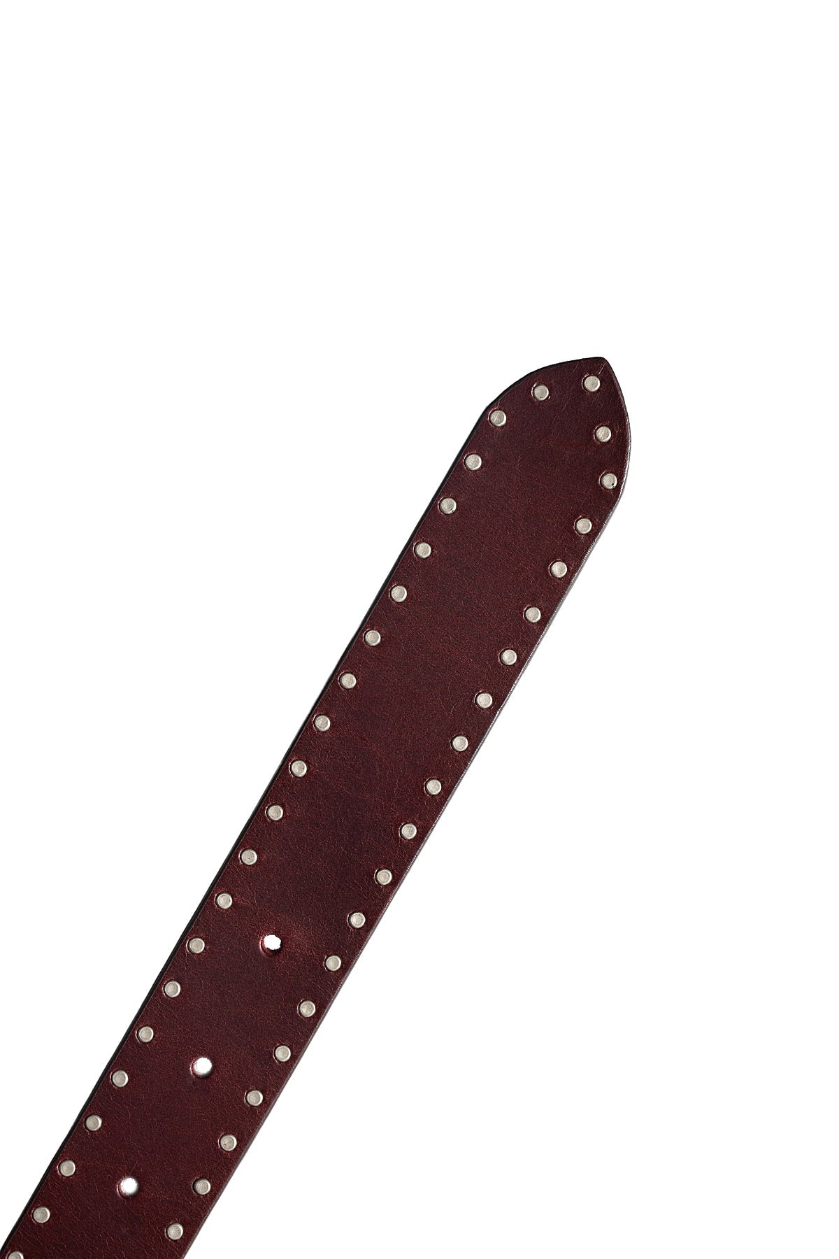 Matinkim Mini Dot Stud Leather Belt IN Wine