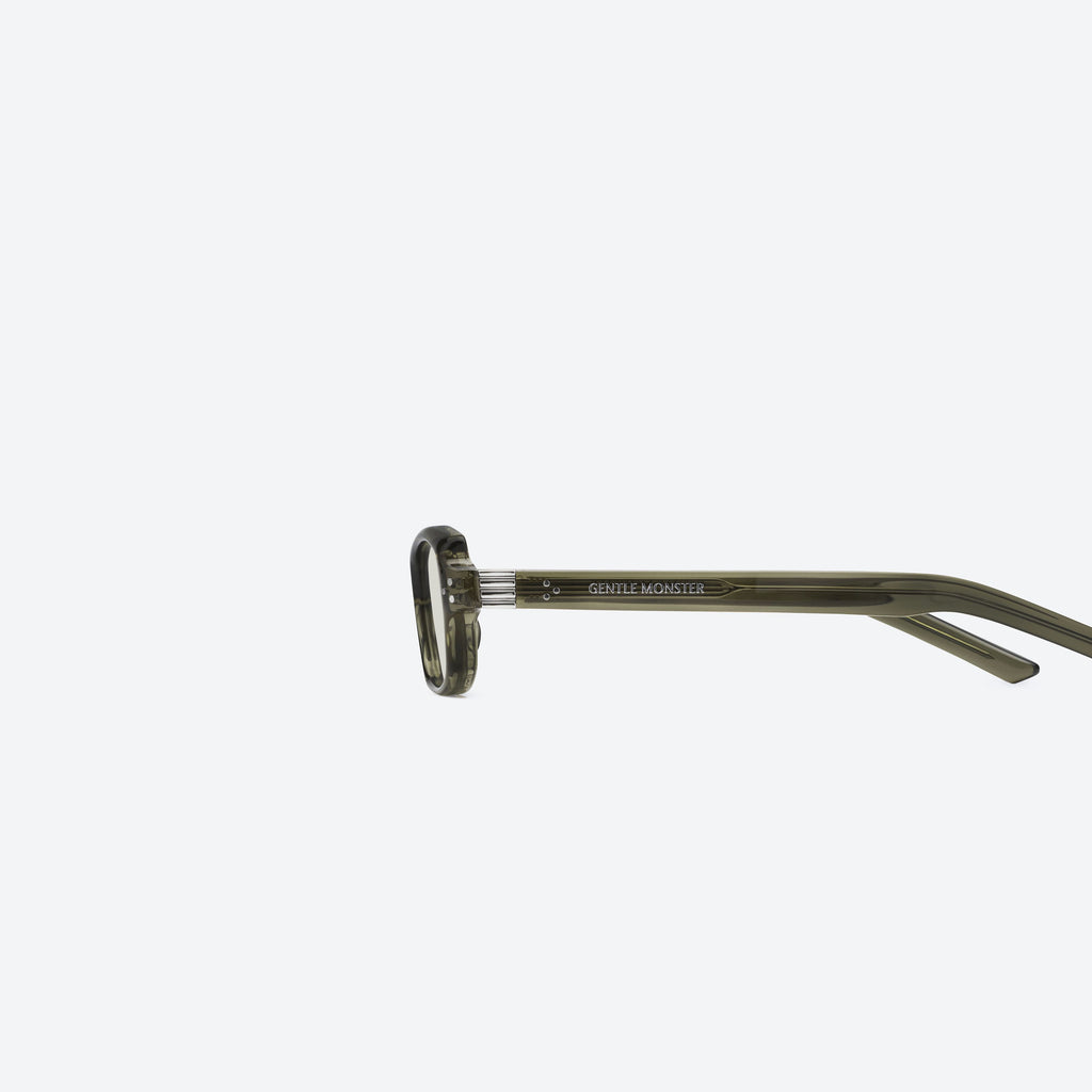 Gentle Monster Slyk Kc1 Sunglasses in green, showcasing authentic Korean designer fashion.