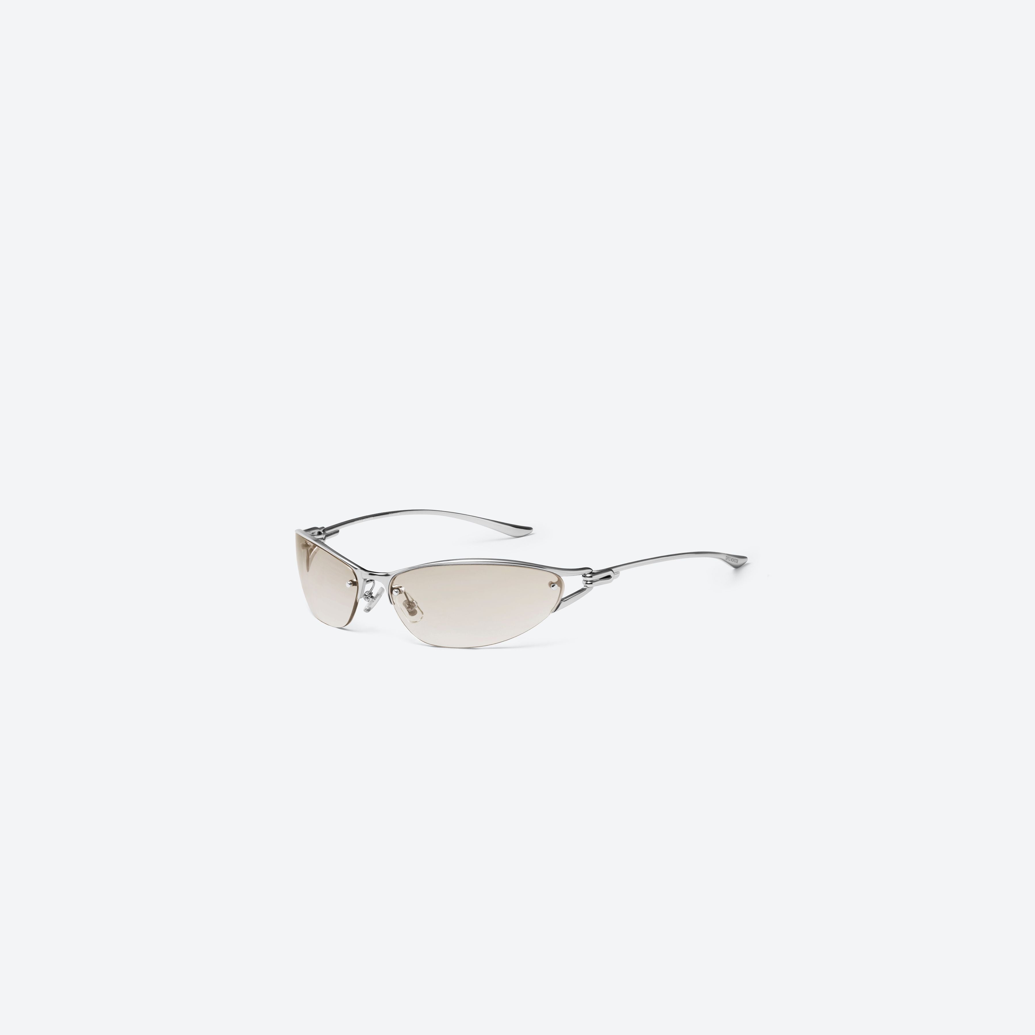 Gentle Monster Futura 02 Sunglasses in silver, showcasing premium Korean designer fashion.