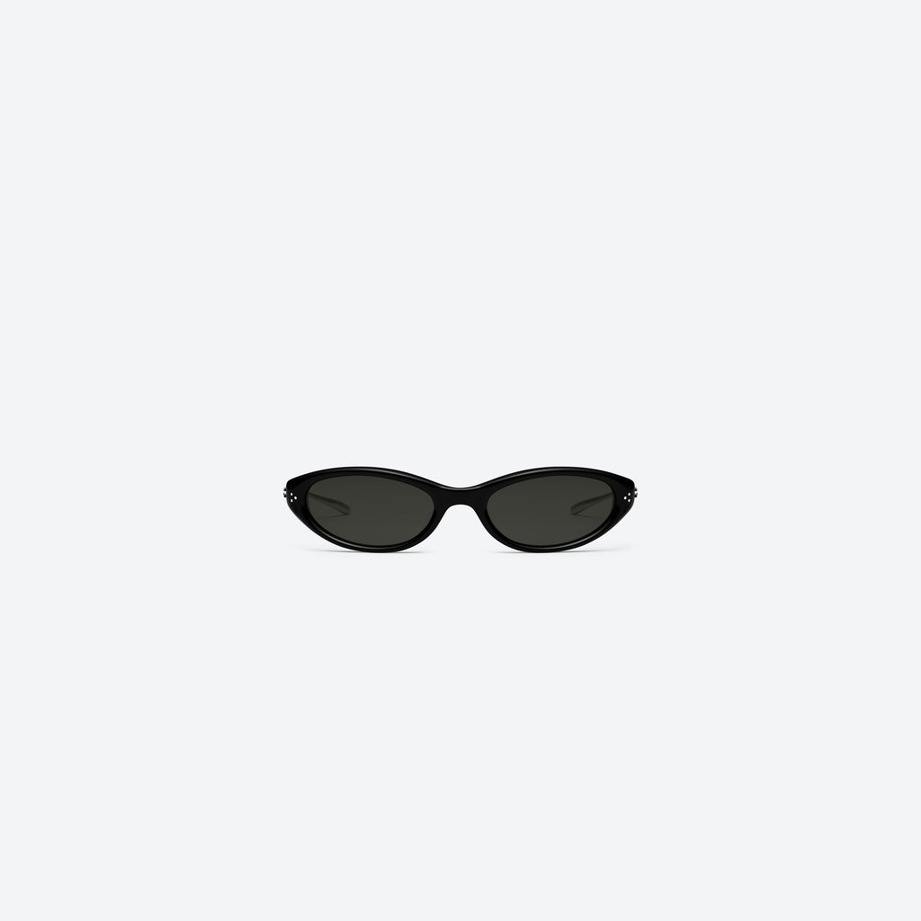 Gentle Monster Crepe 01 Sunglasses in black, showcasing authentic Korean designer fashion.