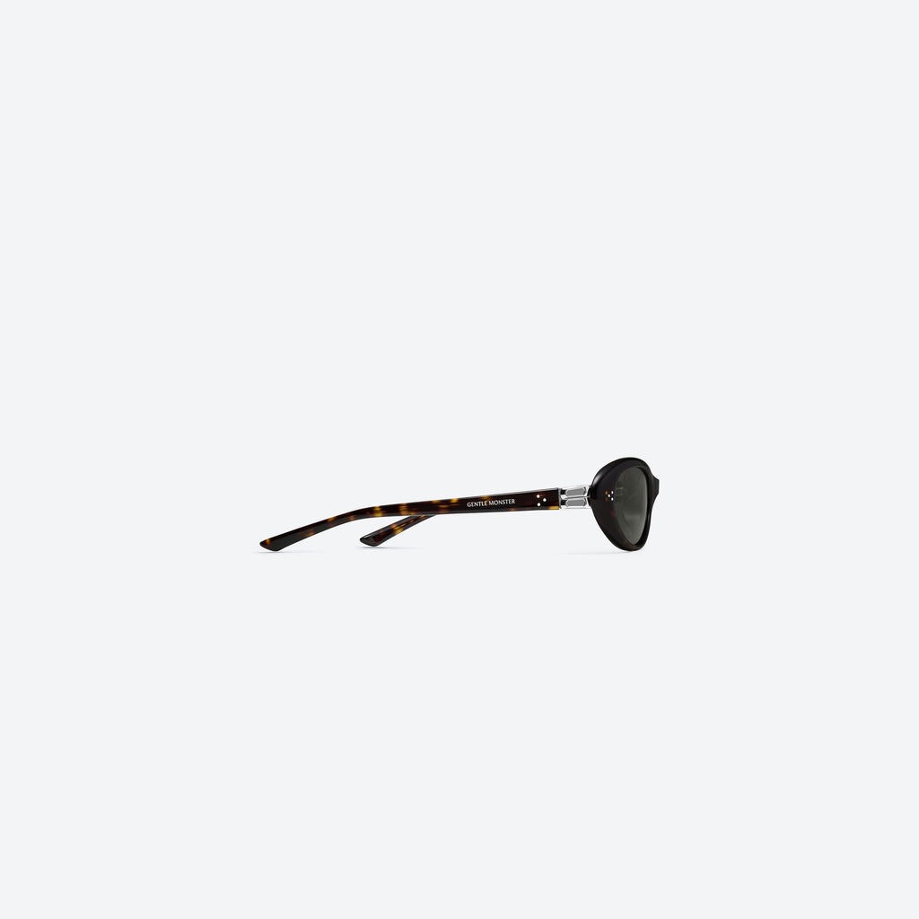 Gentle Monster Cinnamon T9 sunglasses in Tortoise color, showcasing authentic Korean designer fashion.