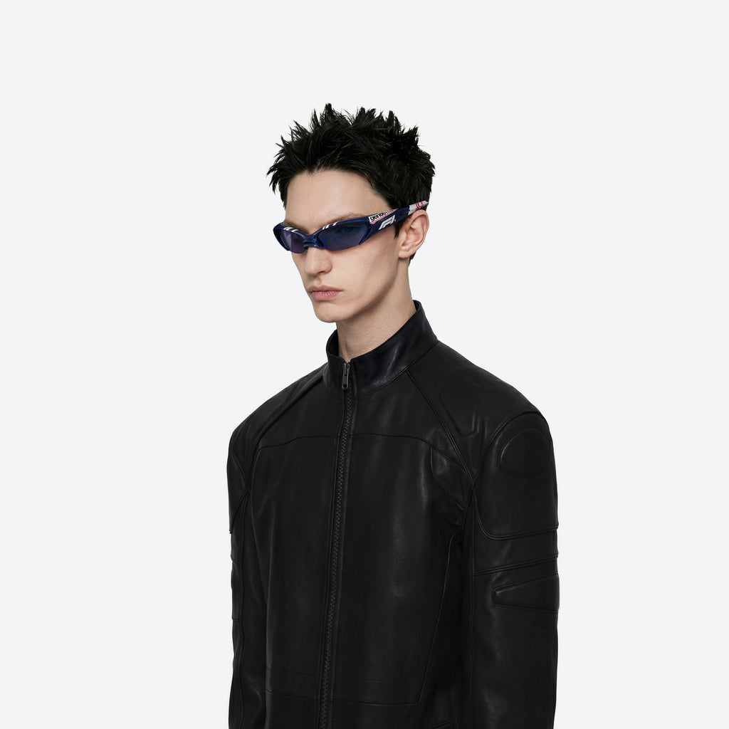 Gentle Monster Disney F1® Slipstream N8 blue sunglasses, Korean designer fashion.