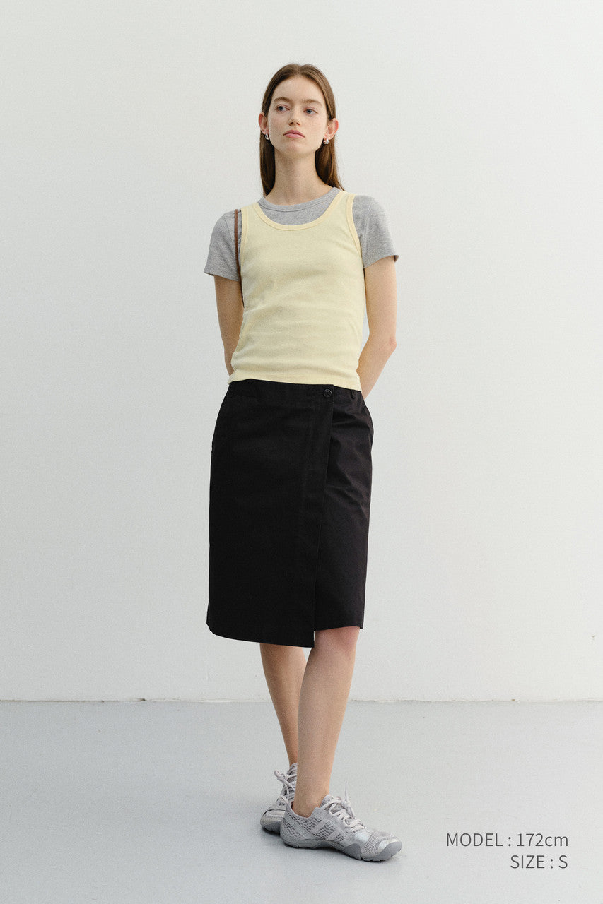 Dunst Essential Sleeveless Top Butter