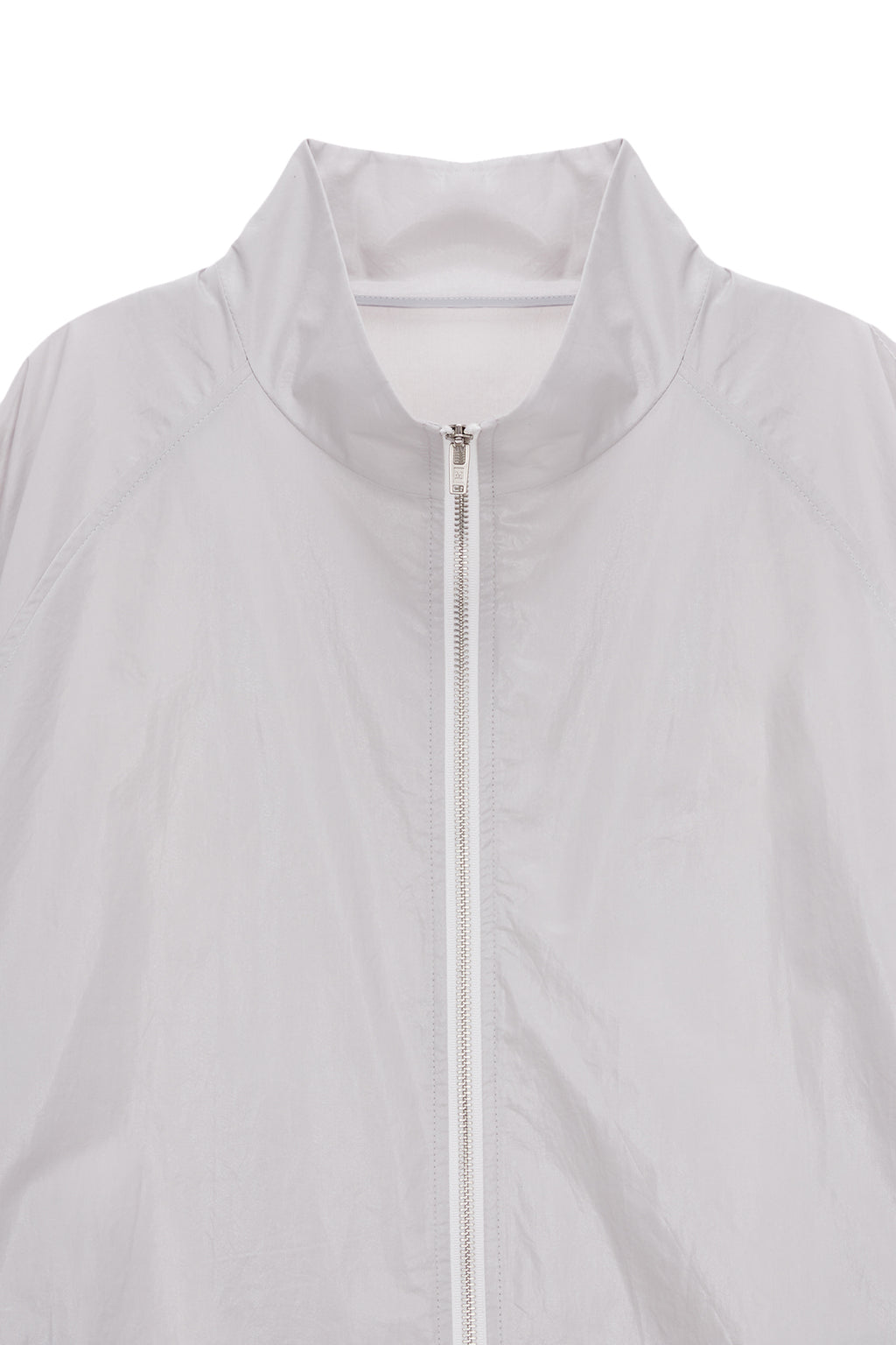 [matinkim] MATIN KIM LOGO COATING JUMPER IN GREY