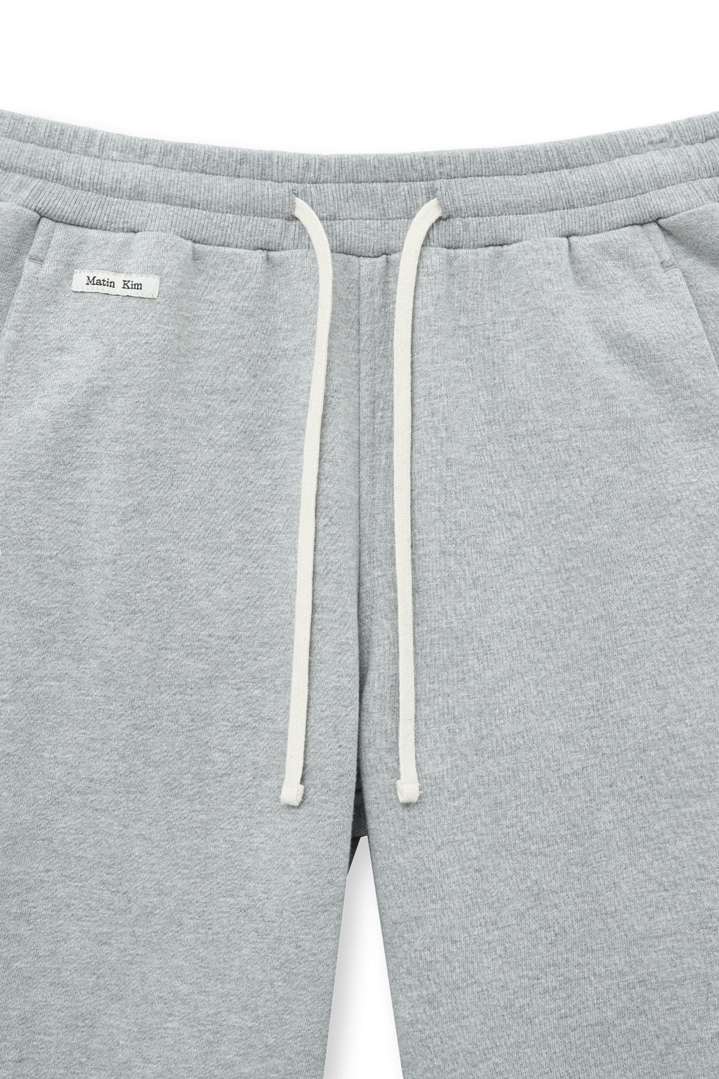 [matinkim] BOOTS CUT SLIM CARGO SWEATPANTS IN GREY