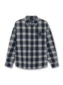 MLB Korea Basic Cotton Flannel Check Shirts