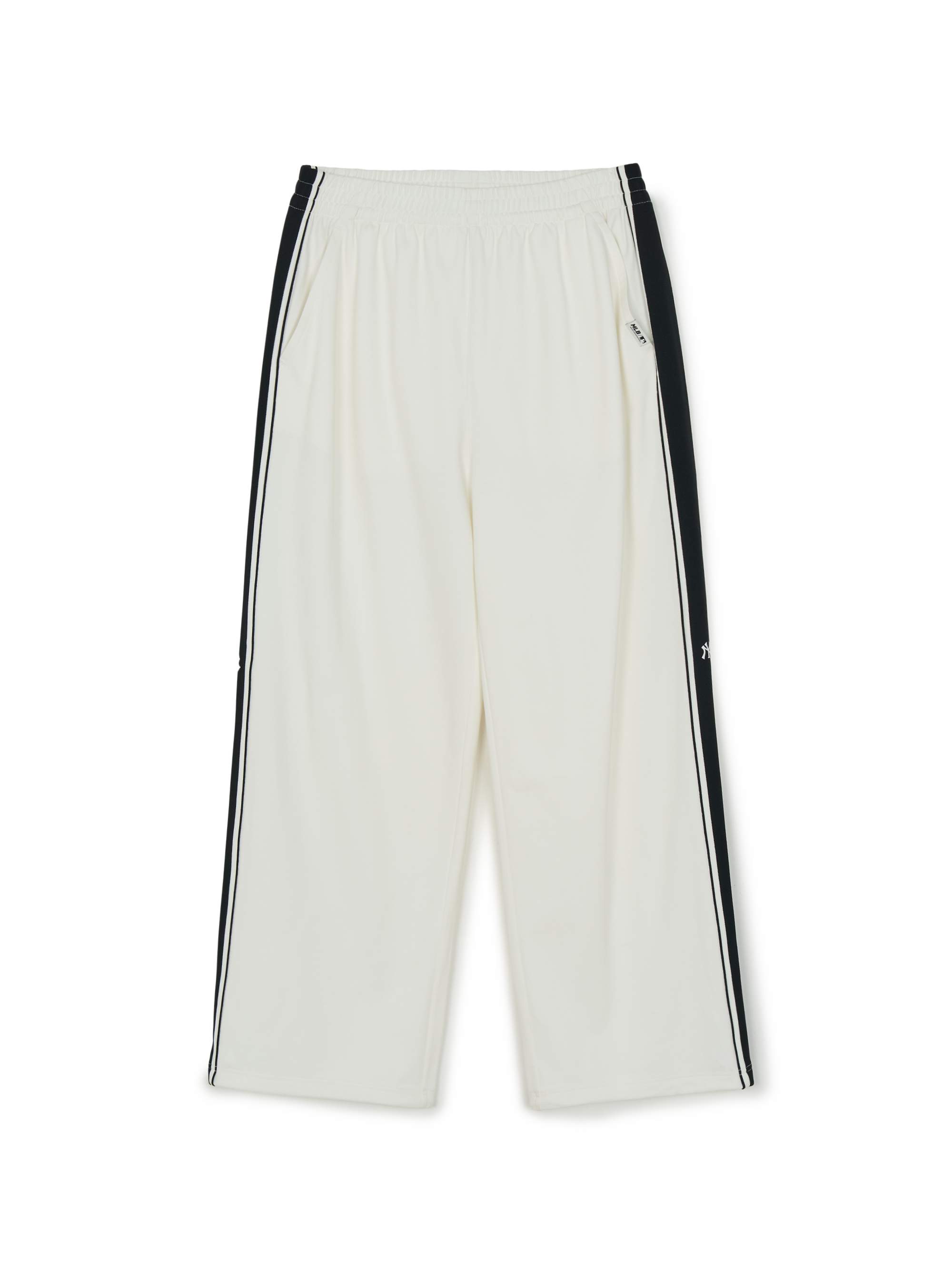 [mlb korea] BASIC SMALL LOGO MEGA WIDE TRACK PANTS