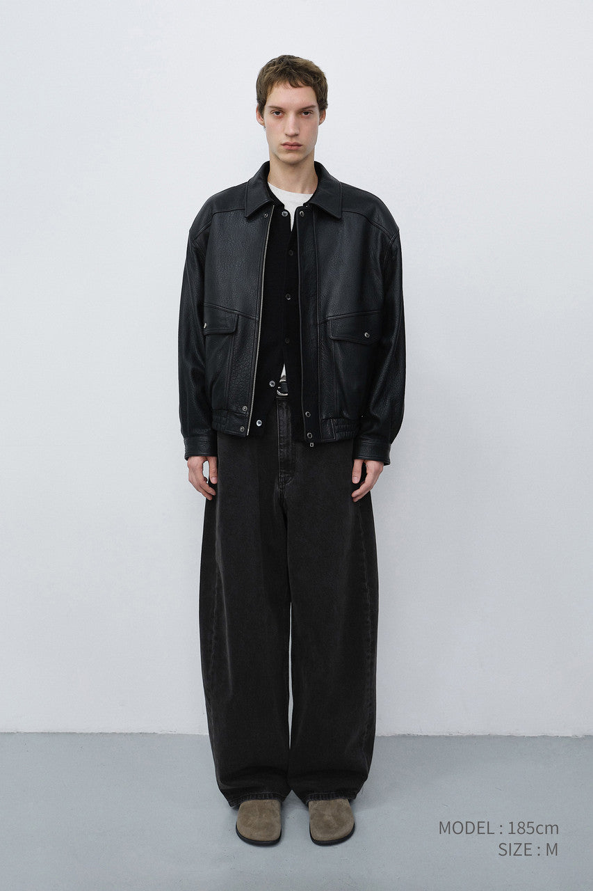 Dunst Relaxed Curved Jeans Mud