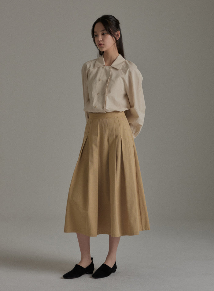 Mango Maniplease Ori Pintuck Skirt