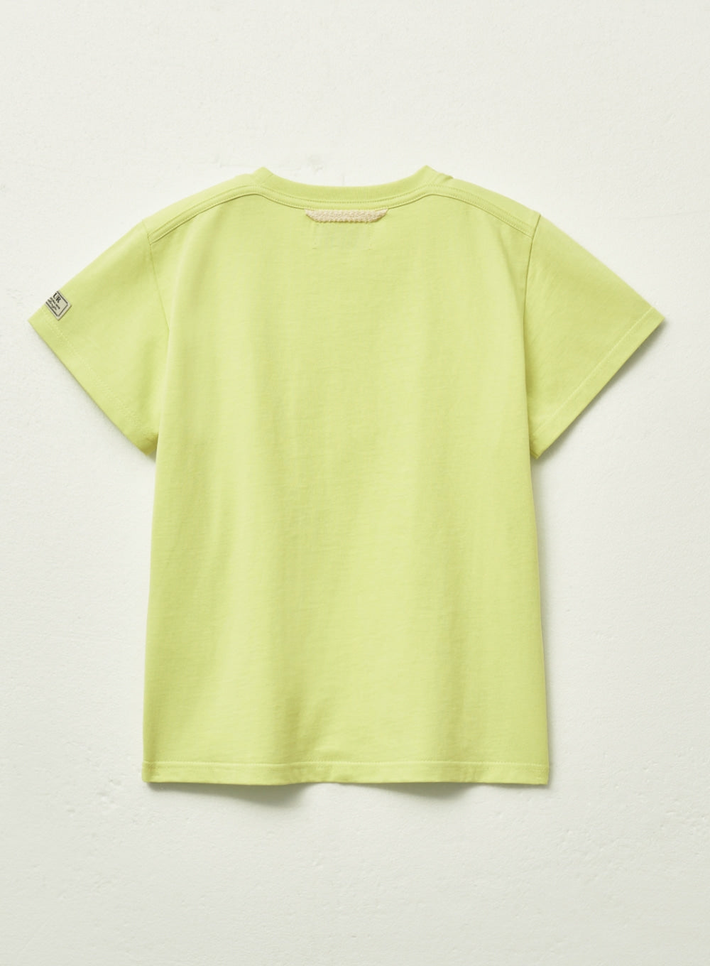 [satur] (W) Classic Small Logo T-Shirt - Neon Yellow