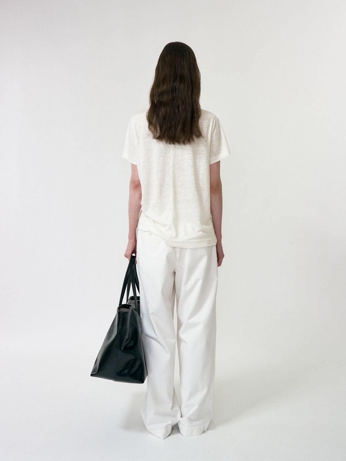 Nothing Written Lena 3-tuck pants (White)