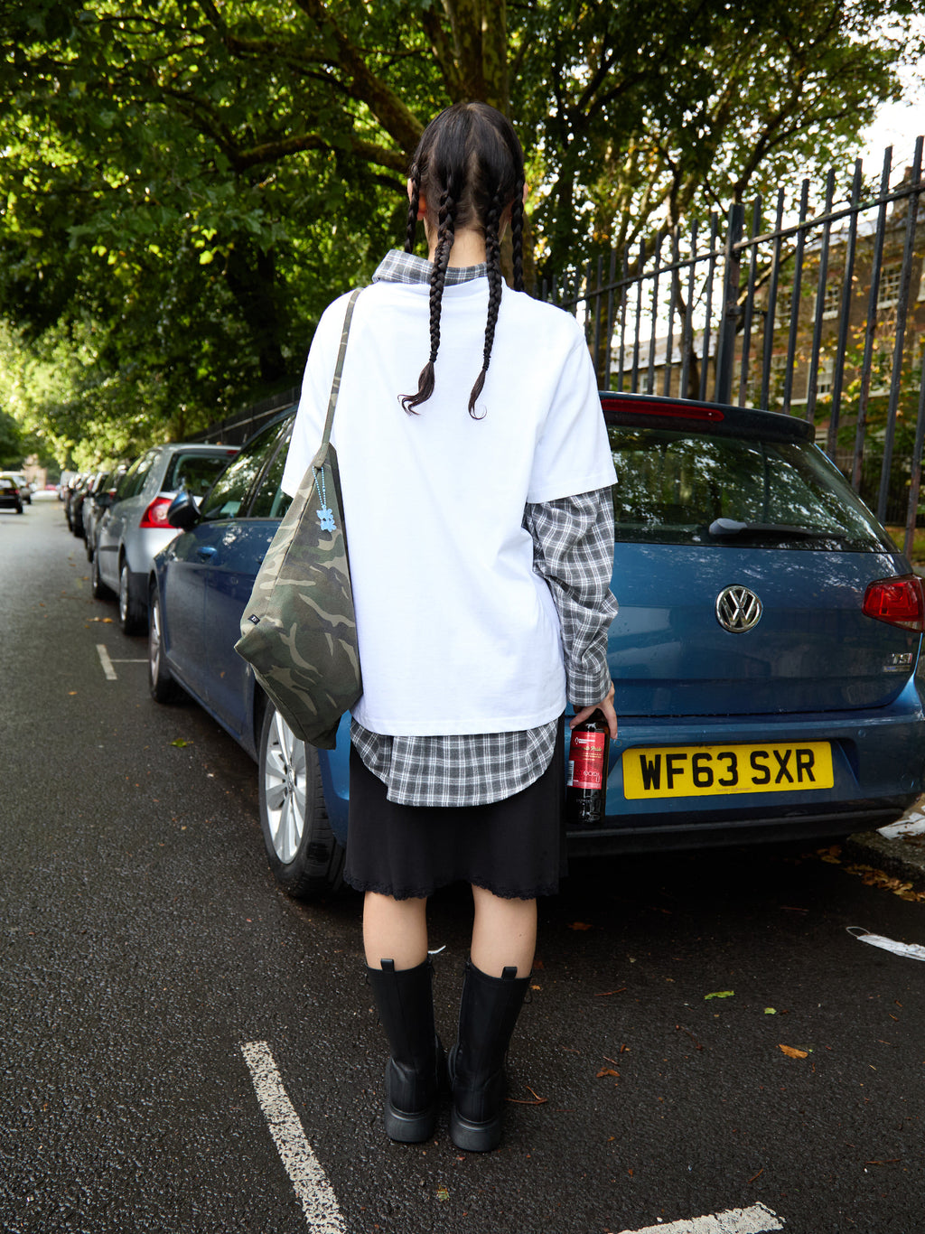 Low Classic Lc Logo Tote Bag - Camo
