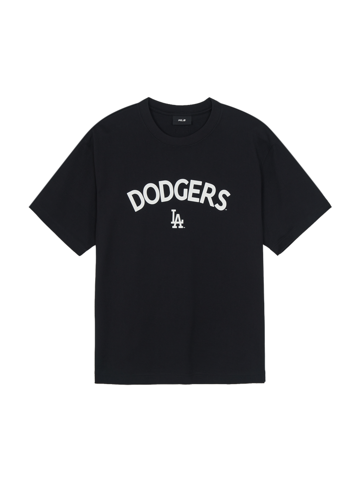 MLB Korea Lettering Logo Point Semi Over-Fit T-shirts