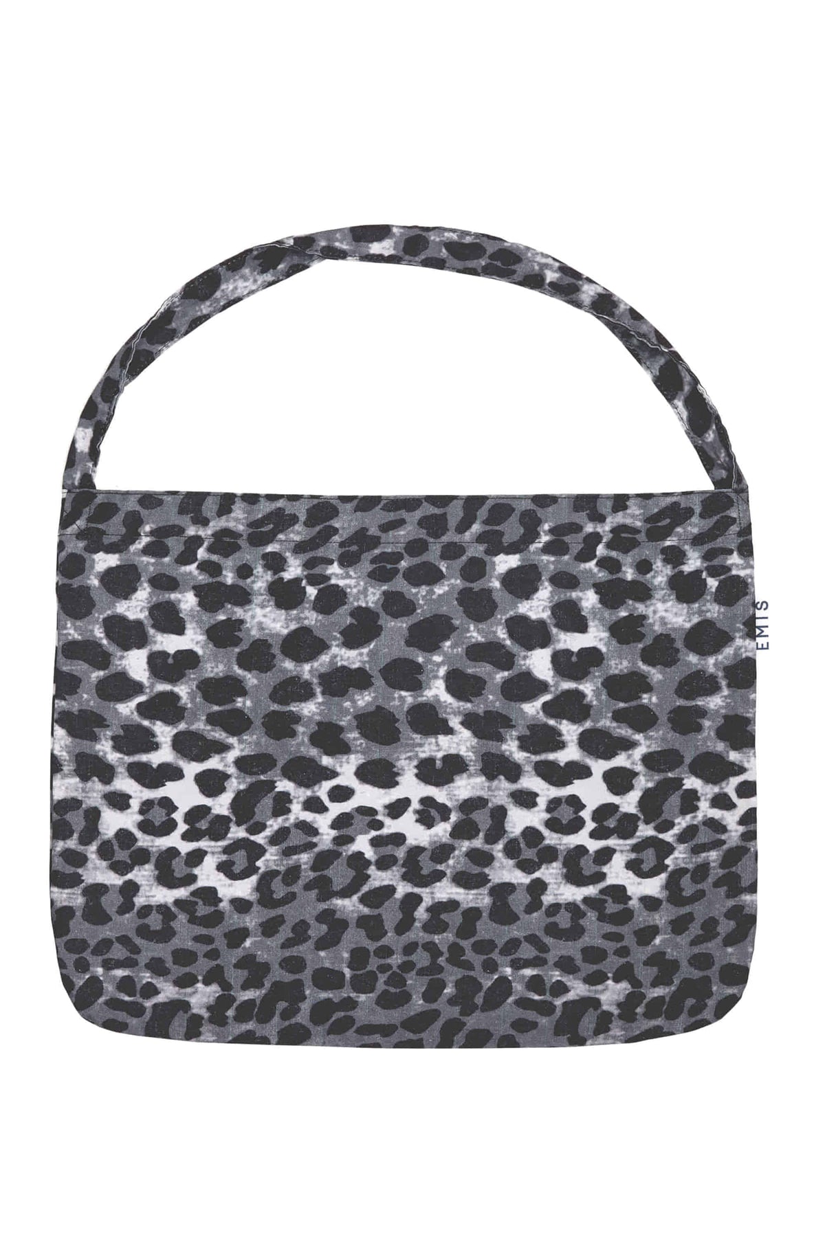 Emis Cotton Leopard Eco Bag-Gray