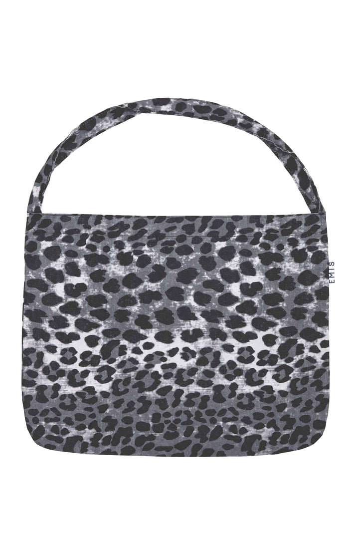 Emis Cotton Leopard Eco Bag-Gray