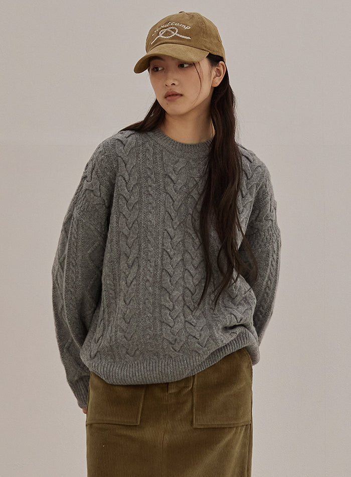 Mango Maniplease Mellow Cable Knit