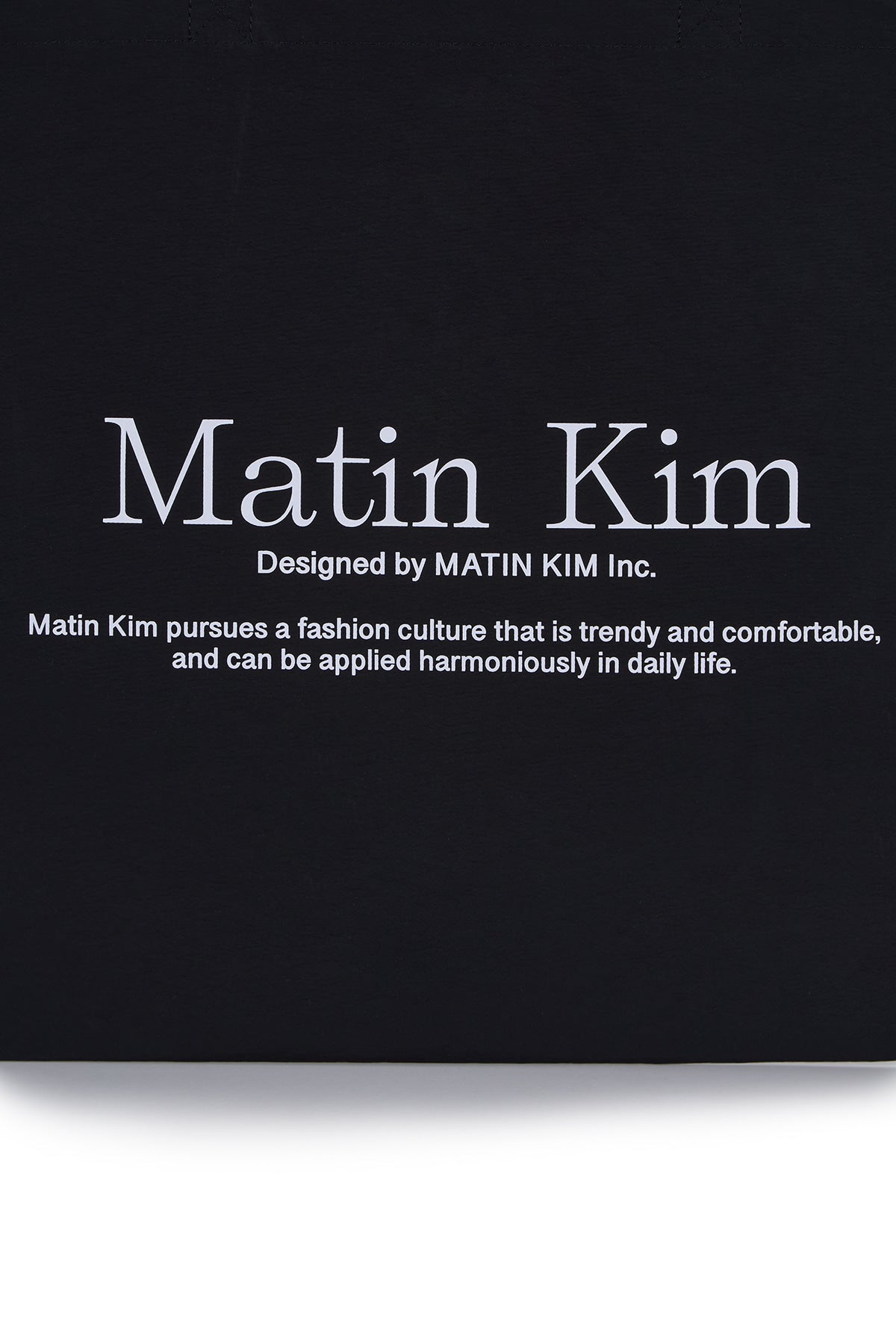 [matinkim] MATIN PALETTE ECOBAG IN BLACK