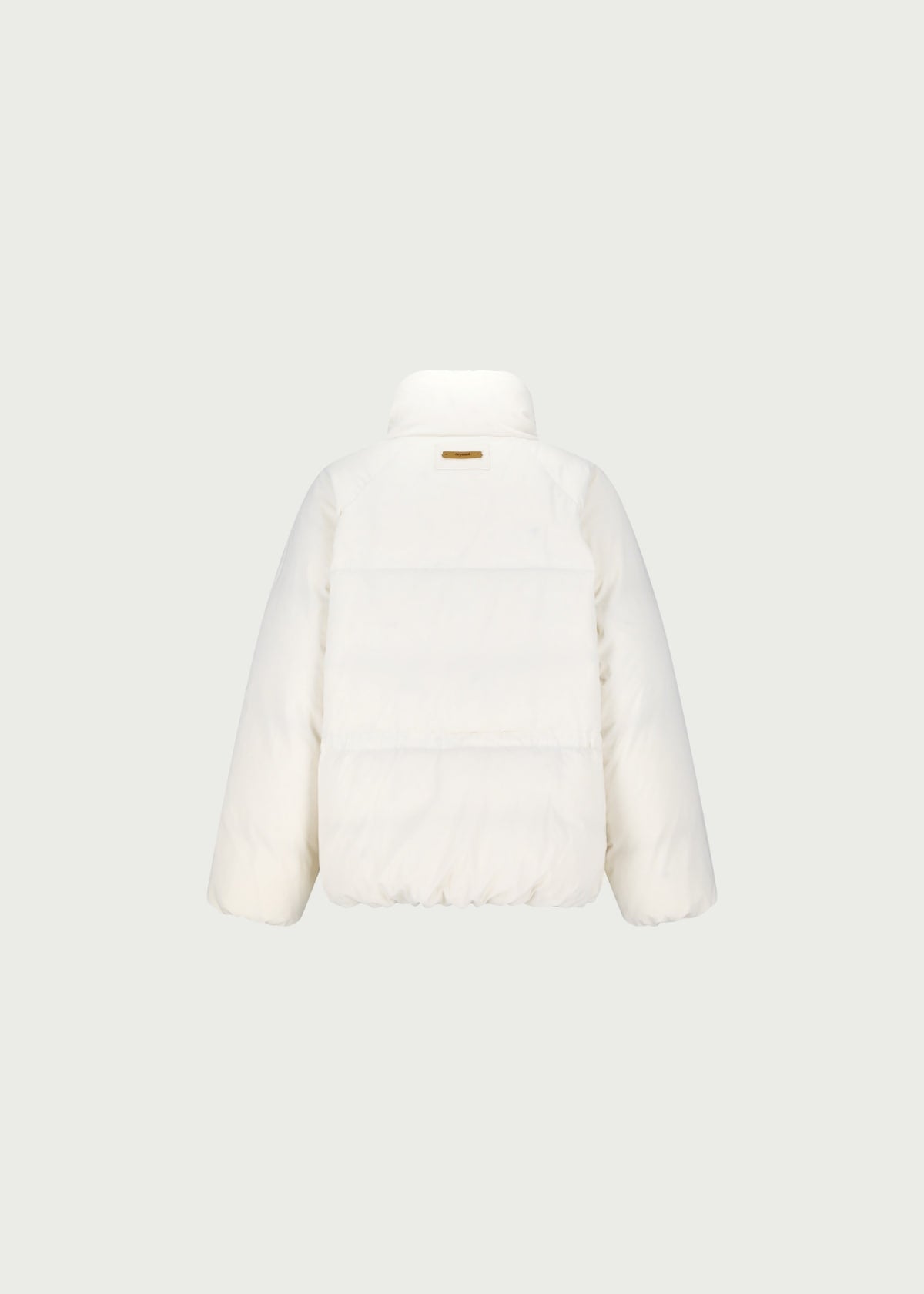 Depound signature duck down half jumper - ivory