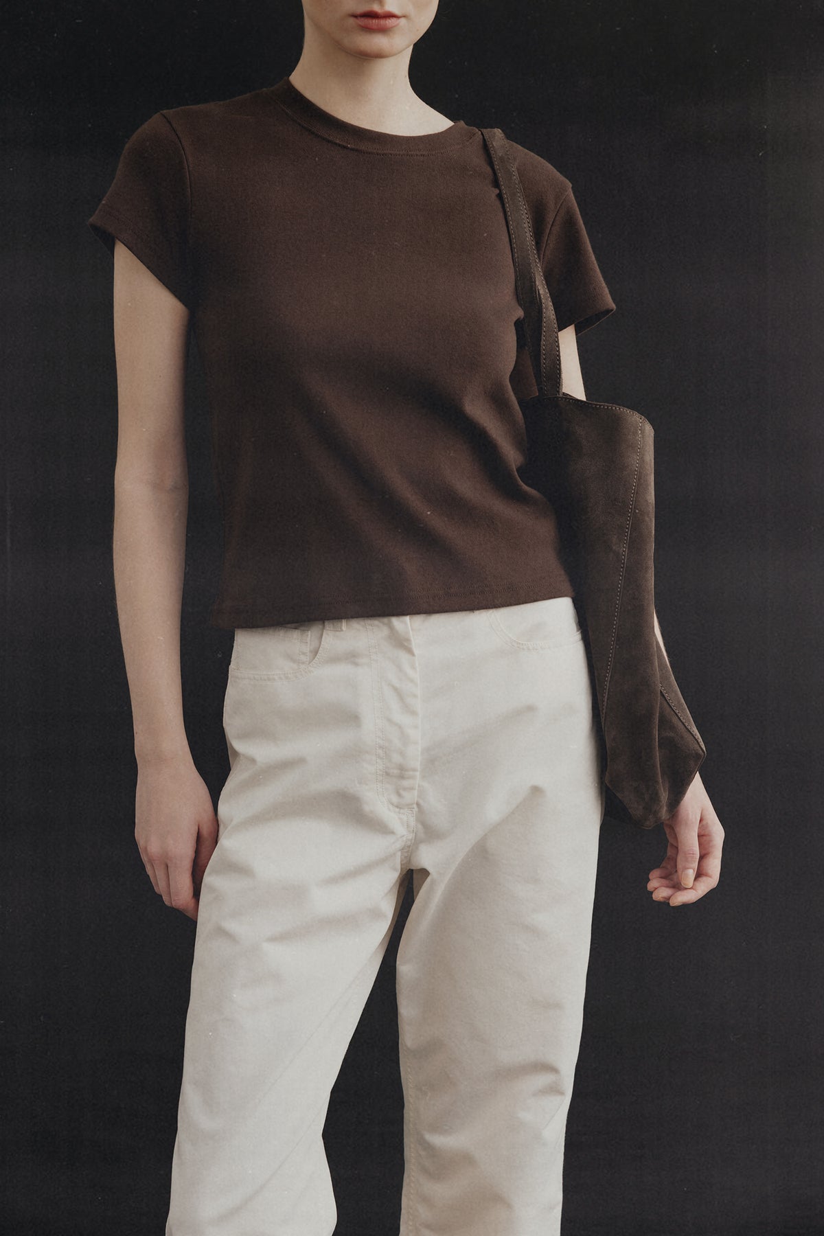 Nothing Written 90s t-shirt (Brown)
