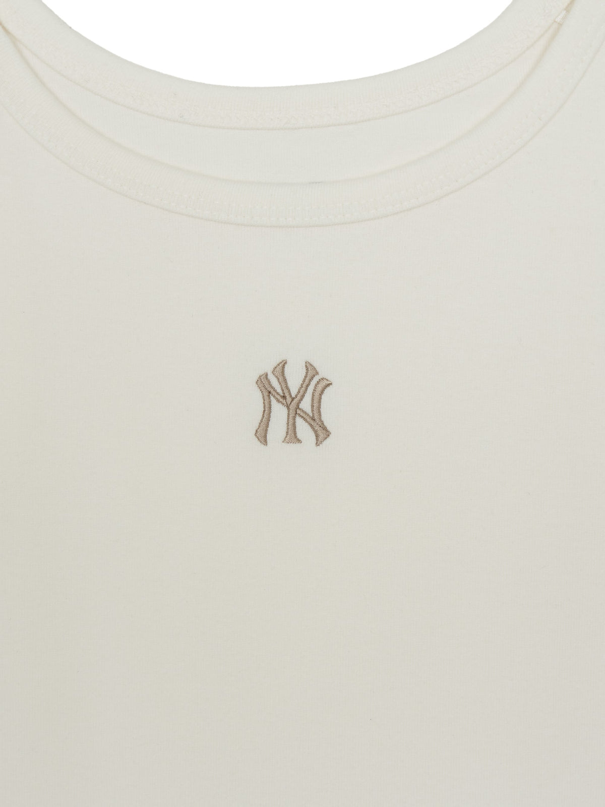 Mlb Women's Basic Small Logo Slim Crop Sleeveless T-shirts