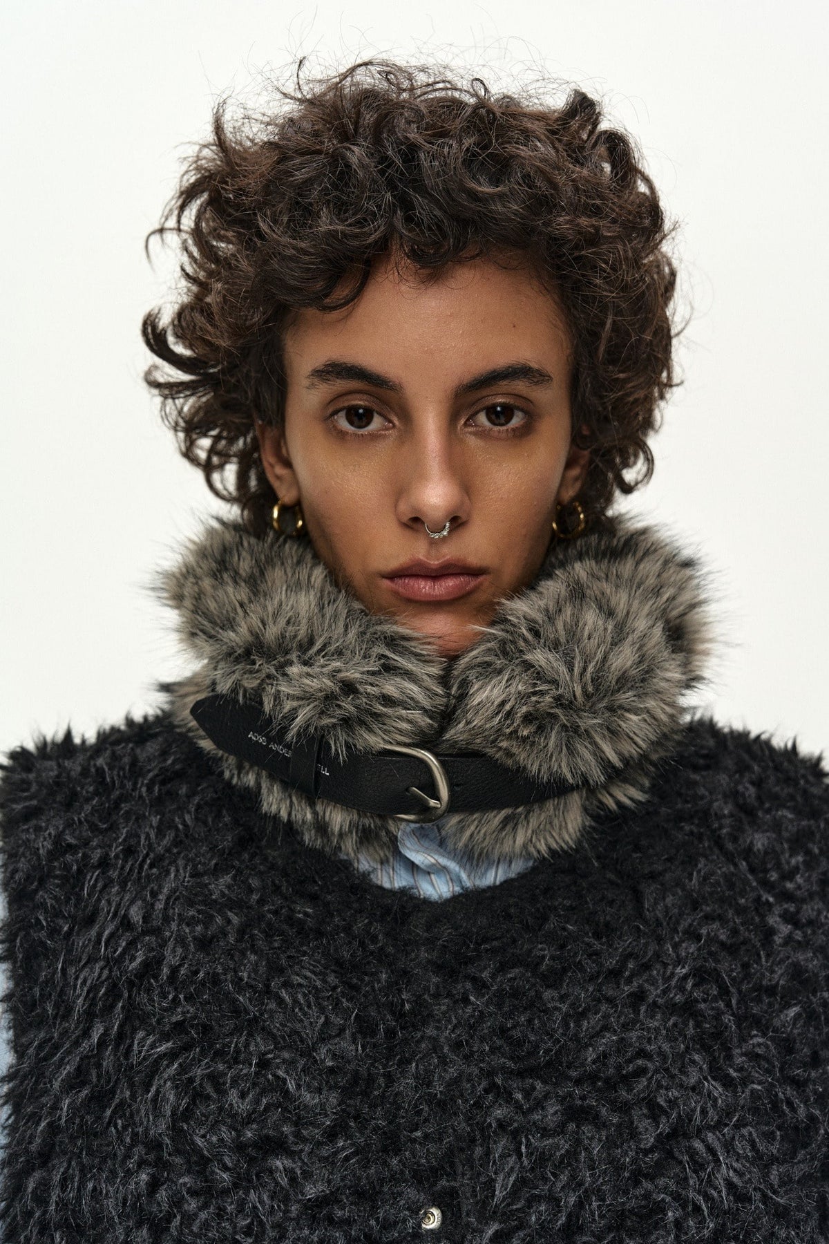 Andersson Bell Belted Fur Short Muffler