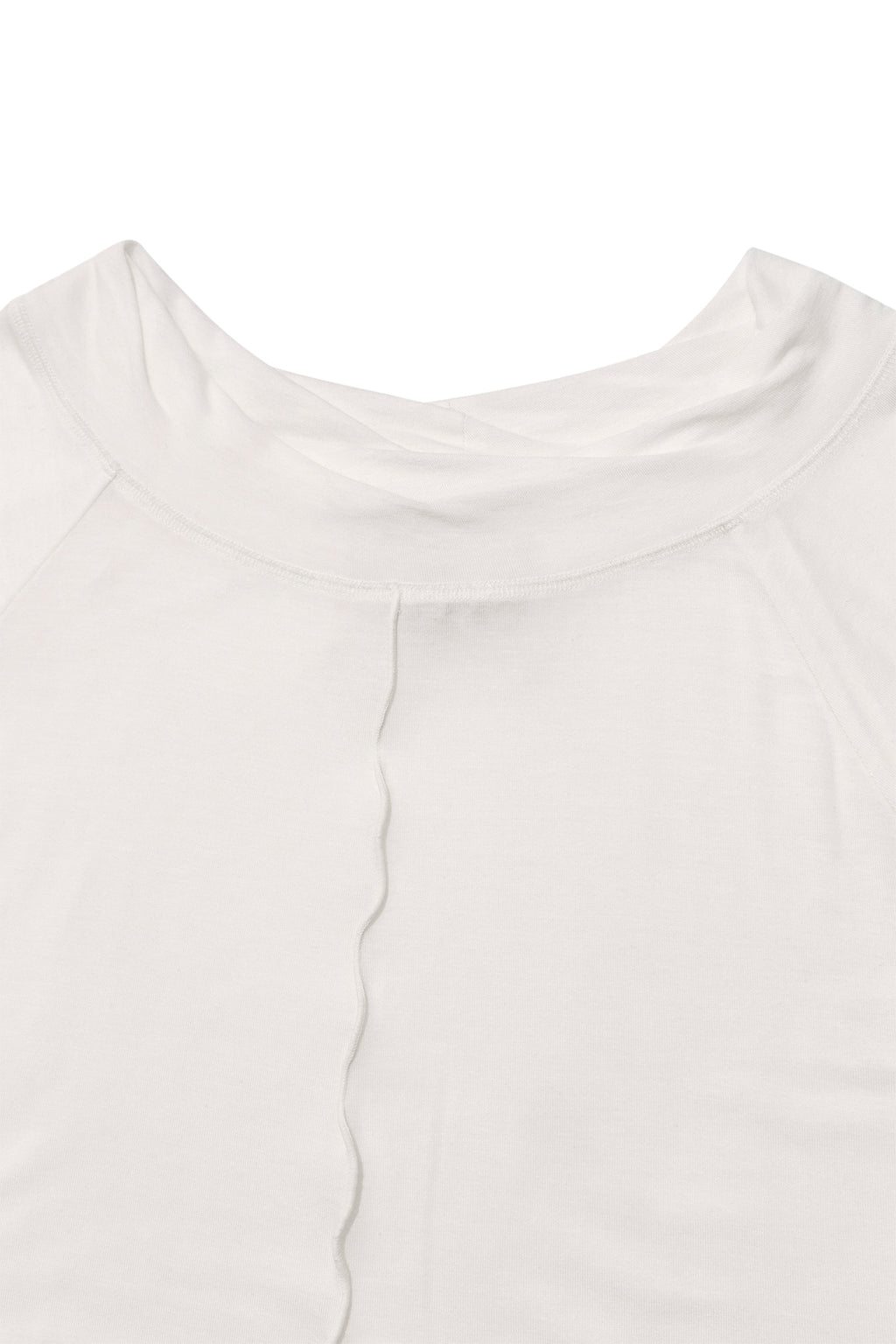 [matinkim] WIDE NECK RAGLAN LONG SLEEVE IN IVORY