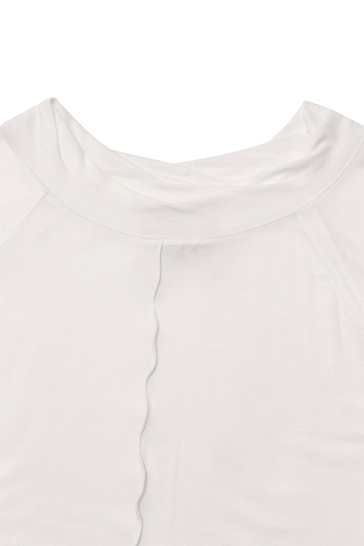 [matinkim] WIDE NECK RAGLAN LONG SLEEVE IN IVORY