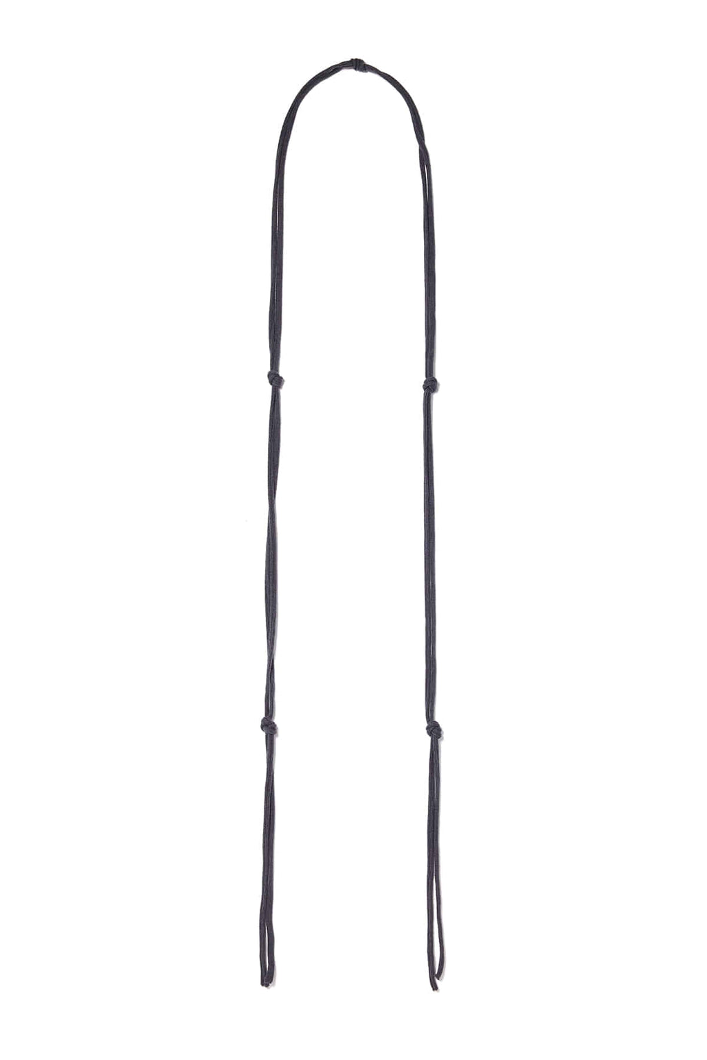 [matinkim] STRING LAYERED TWO WAY MUFFLER IN BLACK