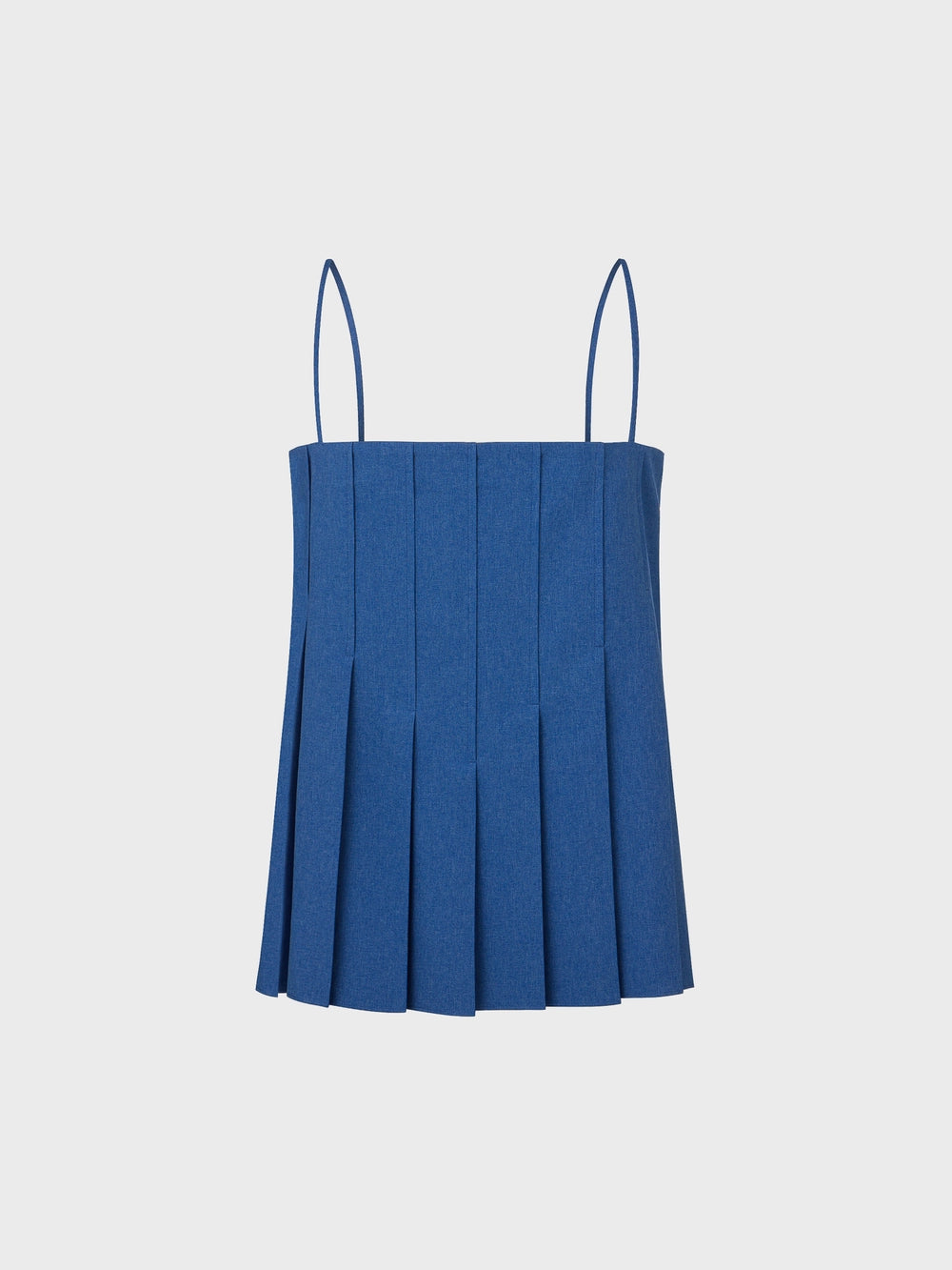 EENK Pleated Sleeveless Top - Blue