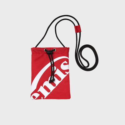 NEW LOGO CROSSED MINI BAG-RED