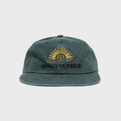 Washed Two Tone Logo 6Panel Cap (Dark Forest)