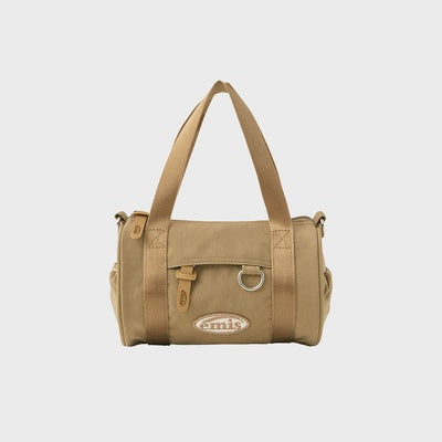 MINI CROSSED BODY CIRCULAR BAG-BEIGE