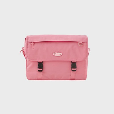 NYLON MESSENGER BAG-PINK