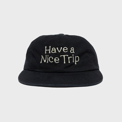 Have a Nice Trip Logo 6Panel Cap Washed Black