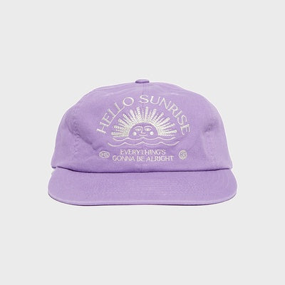 Washed HS Arch Logo 6Panel Cap Lavender Pink