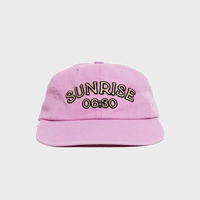 Washed Sunrise Time 6Panel Cap Lavender Pink