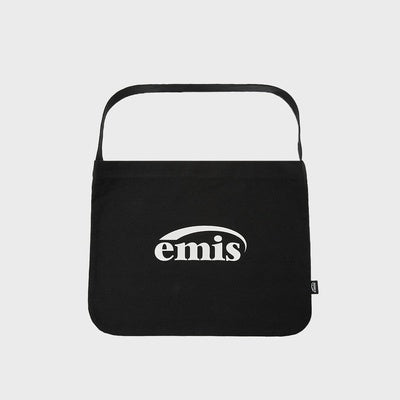 NEW LOGO COTTON ECO BAG-BLACK