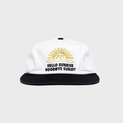 HS 90s Logo 6Panel Cap Ivory&Black