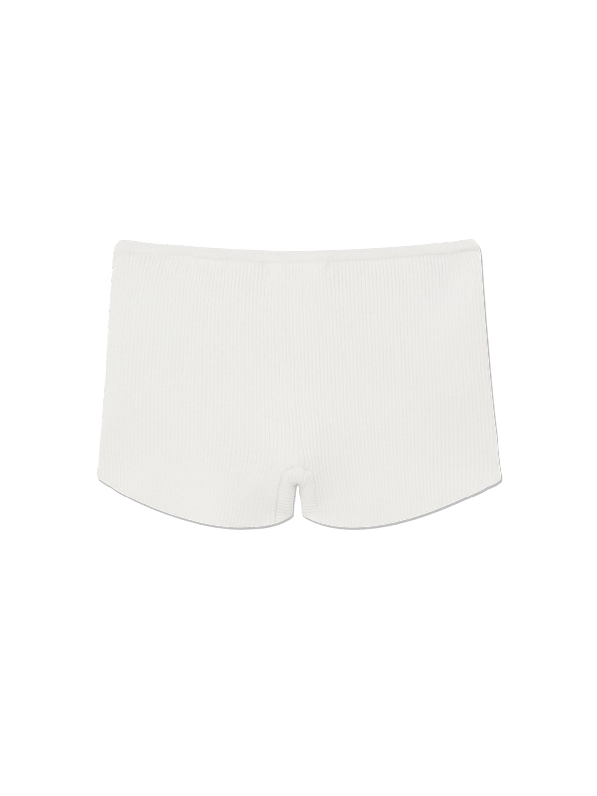 GLOWNY G Knit Rest Shorts (White)
