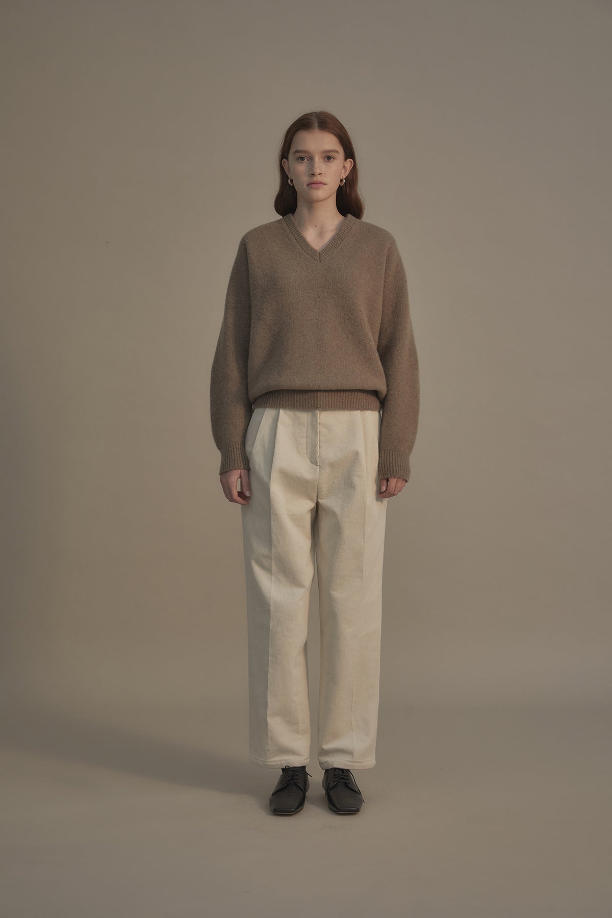Nothing Written Pound alpaca sweater (Pecan)